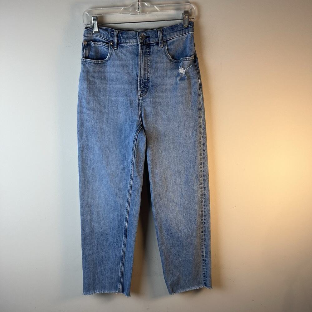 Everlane Jeans Womens 27 The Way High Light Wash Denim Straight